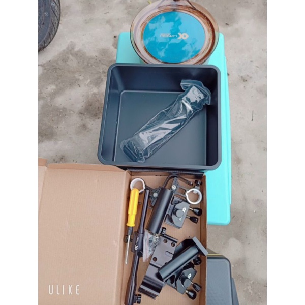 Thùng câu đài không tựa, thùng lianqiu s8 xanh ngọc 32l