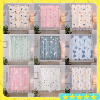 Rèm dán không cần khoan vít họa tiết cute
