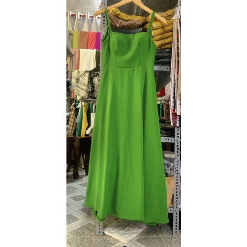 VÁY ĐẦM MAXI 2 DÂY HỞ LƯNG SEXY