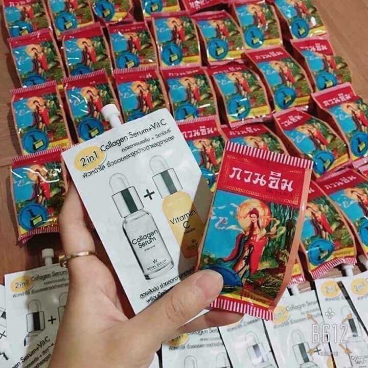 KEM SÂM CÔ TIÊN THÁI LAN + SERUM VITAMIN C COLLAGEN