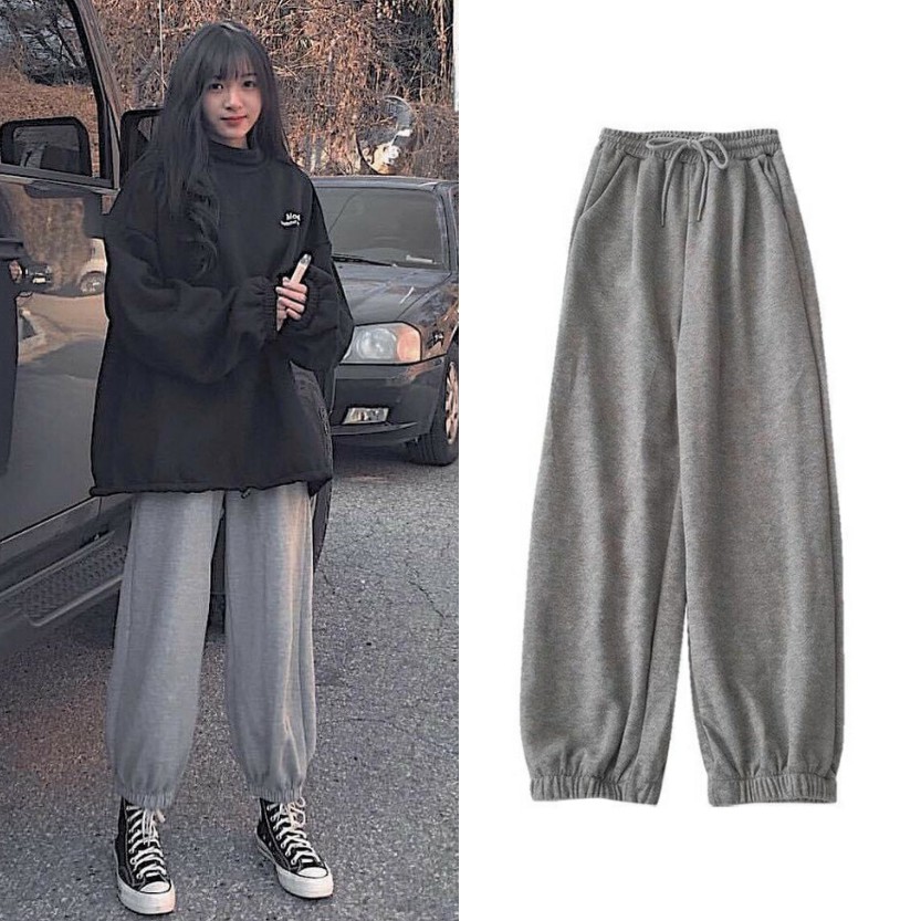 Quần Jogger RON ỐNG RỘNG Ulzzang Unisex 1hitshop