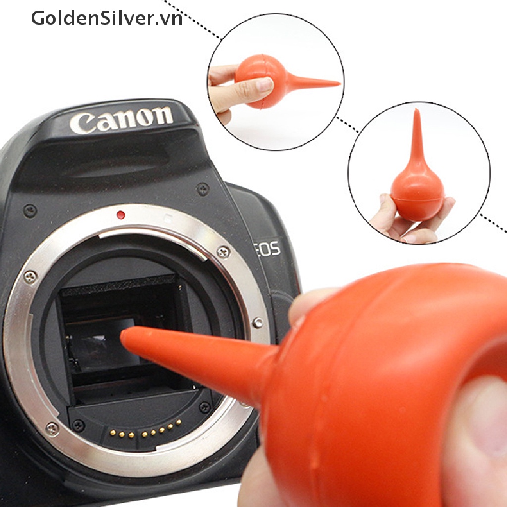 1 Bộ Dụng Cụ Bơm Vệ Sinh Ráy Tai Màu Vàng Đồng