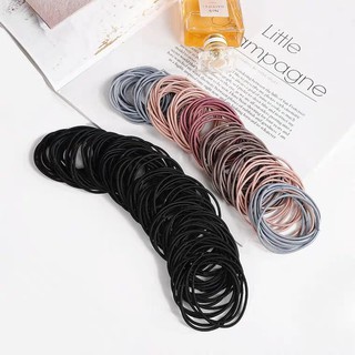 Set 100 chun buộc tóc hàn quốc đủ màu