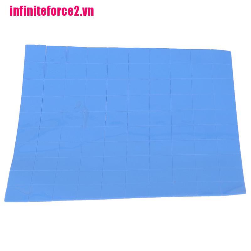 (Force) Bộ 100 Miếng Tản Nhiệt Silicone 10x10 X 0.5mm | WebRaoVat - webraovat.net.vn