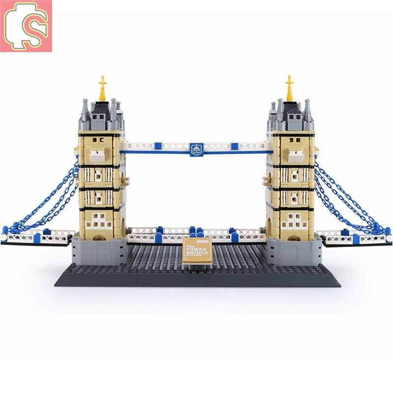 Lego Creative Landmark Tower Tower Bridge, London, Vương quốc Anh Bộ sưu tập đồ chơi mô hình khối xây dựng lắp ráp 969 PCS