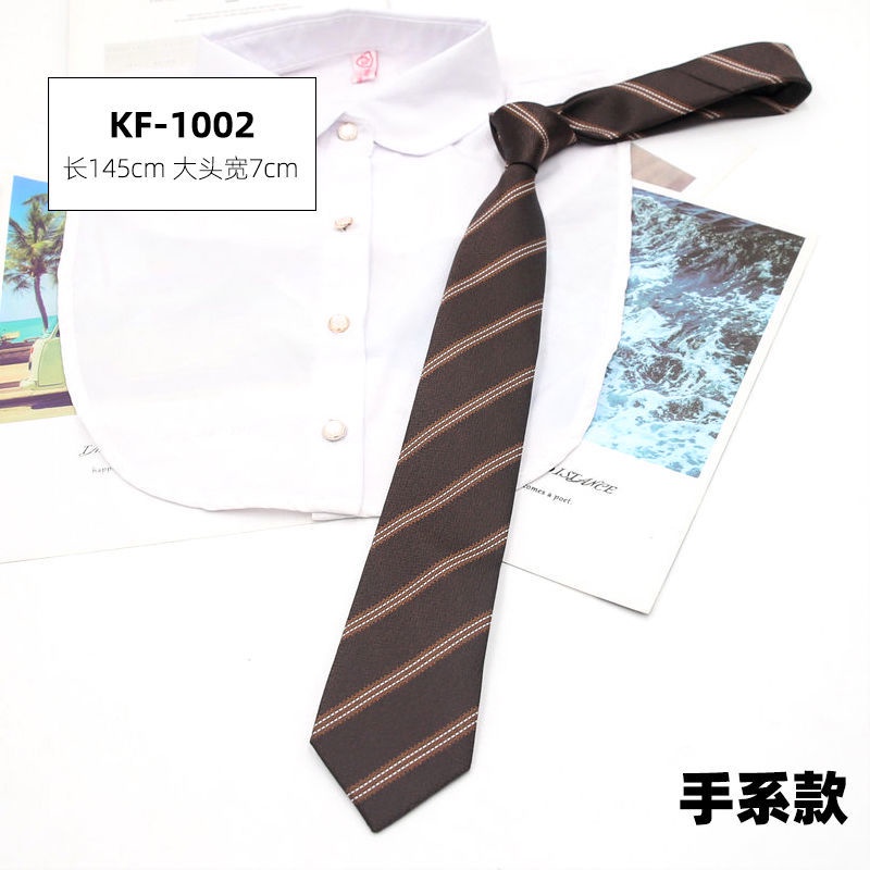 Cà Vạt Dài Màu Trơn Phong Cách Retro Màu Sắc Thời Trang