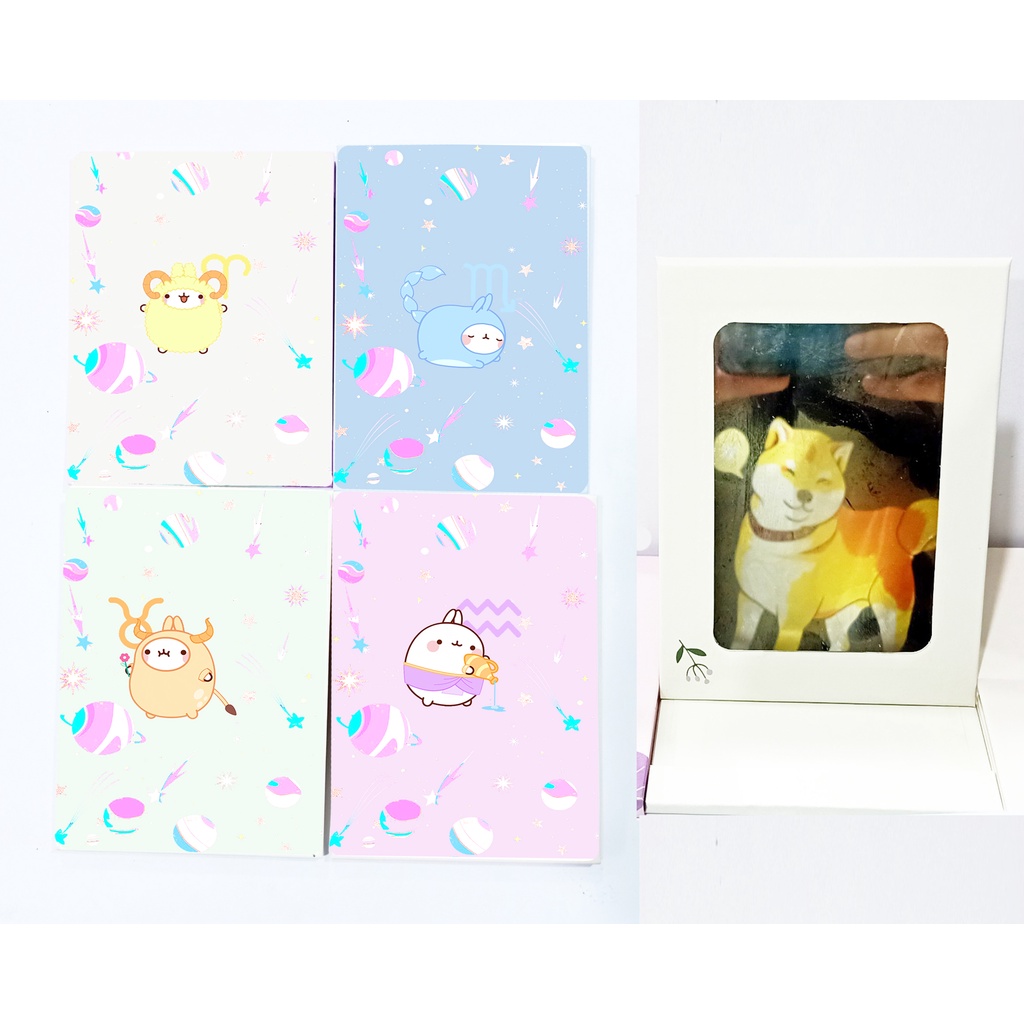 Gương gập mini 12 cung hoàng đạo GGN32 gương giấy dễ thương size nhỏ hoạt hình cute