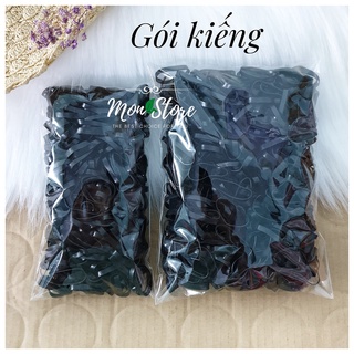 [MUA 1 TẶNG 1] Thun cột tóc MÀU ĐEN đa năng loại tốt, size to