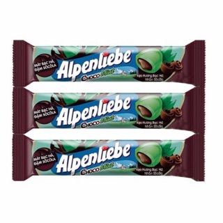 1 Thanh Kẹo Alpenliebe Vị Choco Mint ( bạc hà nhân socola )