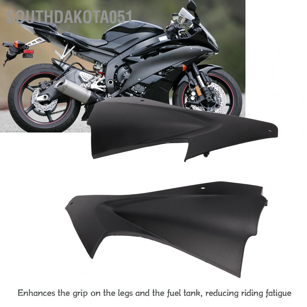 Hàng HOT Cặp Tấm Bảng trang trí che bảo vệ bình xăng xe máy bên hông cho Yamaha YZF R6 2006‑2007【Southdakota051】