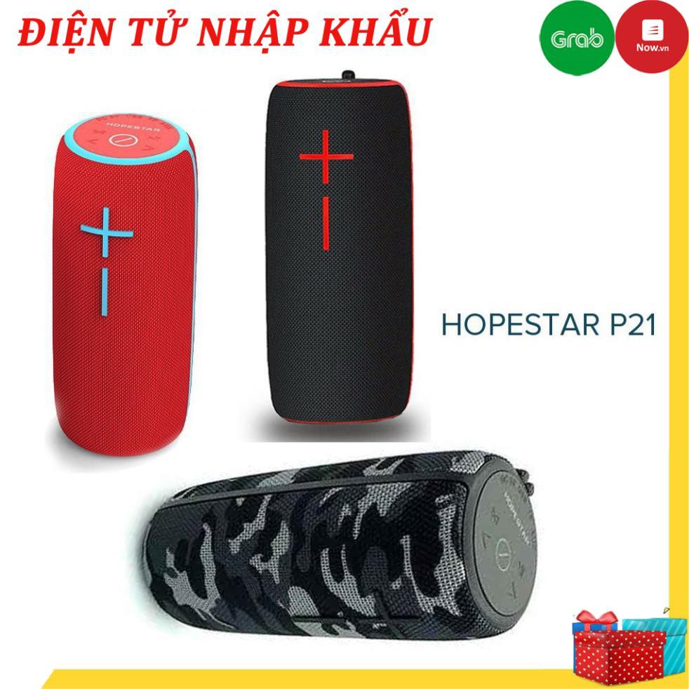 Loa Bluetooth mini HopeStar P21 TWS kết nối cùng lúc 2 loa - chống nước tiêu chuẩn IPX6, Bh 6 tháng