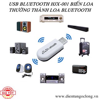 Usb bluetooth 4.0 dongle hjx 001 usb biến loa thường thành loa bluetooth