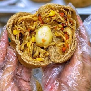 Bánh bao nguyên cám gà nấm ( 4 bánh)
