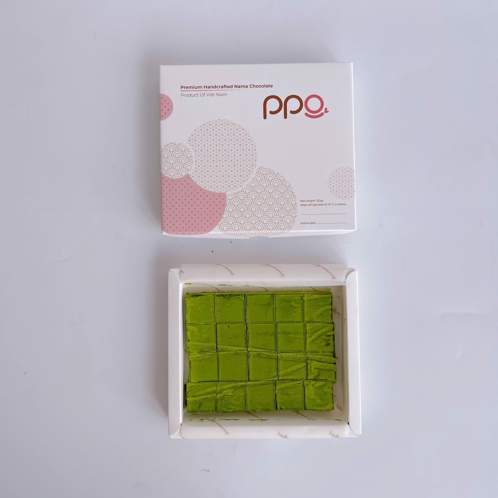 Socola Tươi vị Trà Xanh 100% Nhật BảnThanh Mát - Nama Chocolate