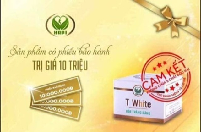 Bột trắng răng T- white