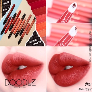 Son bấm kem lì Clio Mad Matte Stain Tint (Có Sẵn)