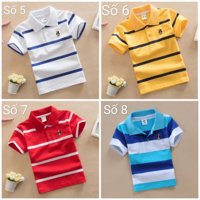 [Giá sốc] Áo polo kid thời trang cho các bé