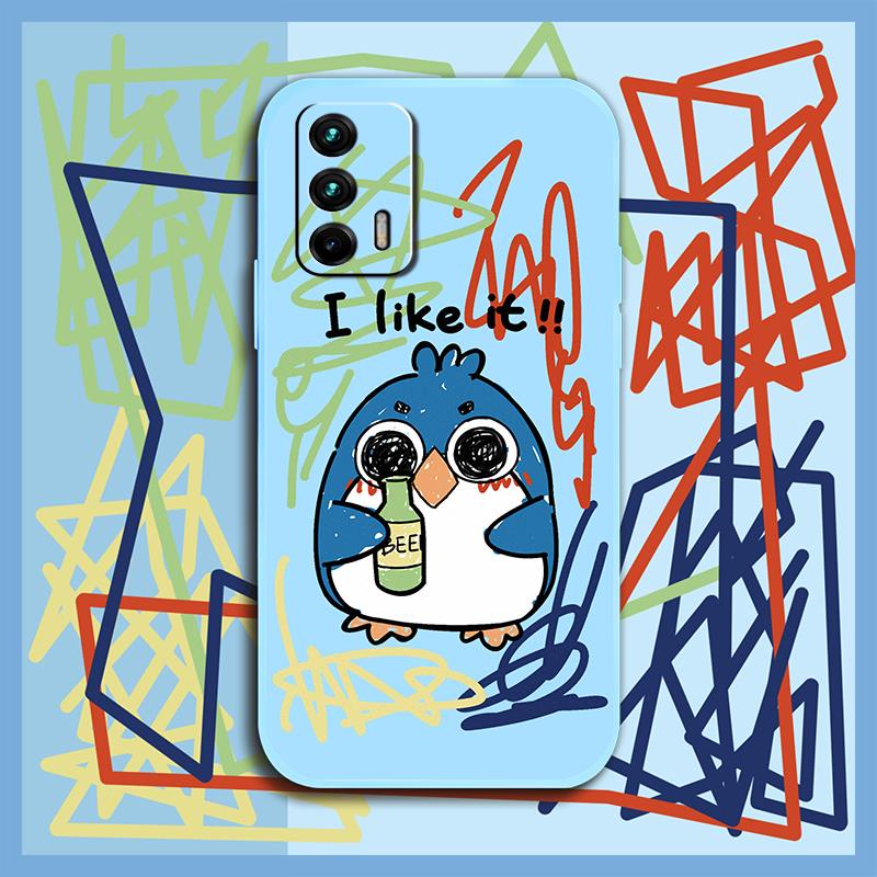 Ốp điện thoại mềmin hoa văn hoạt hình dễ thương đơn giản cho OPPO Realme GT/Gt neo/Q3 Pro 5G/X7 Max/GT Neo