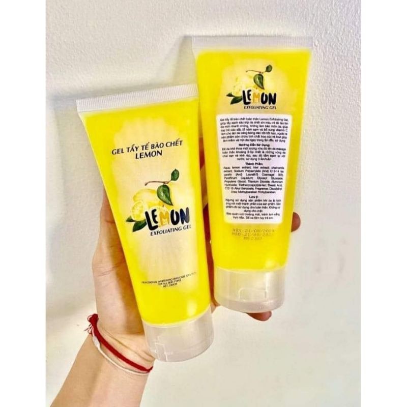 Gel tẩy tế bào chết toàn thân Lemon Chanh