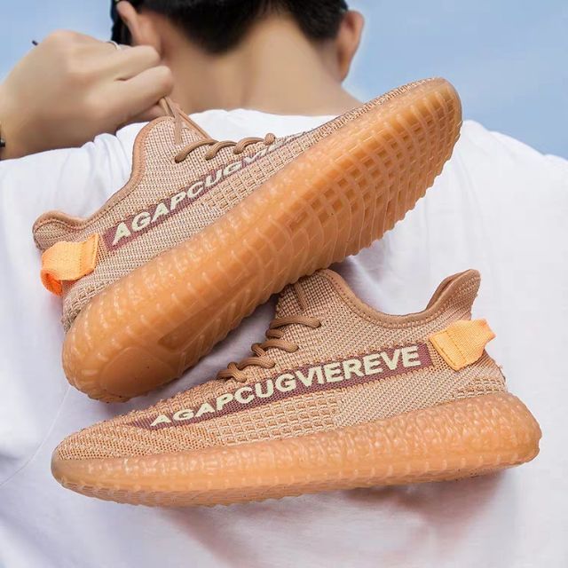 Giày thể thao nam Yz350 cá tính đế kép vải mềm êm thoáng chân phản quang phát sáng chân Hàn Quốc mẫu mới chạy bộ gym | BigBuy360 - bigbuy360.vn