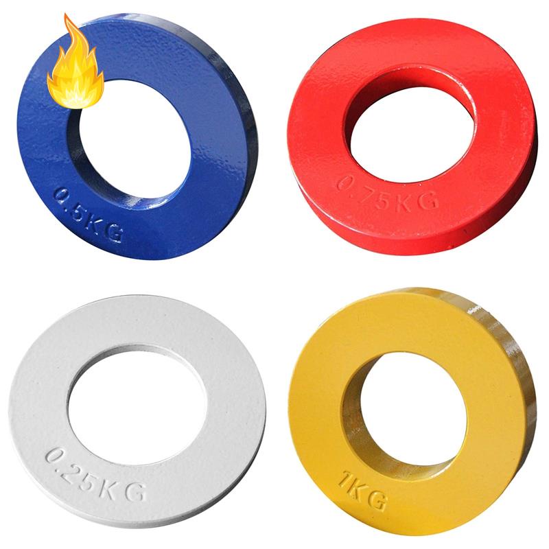 Đĩa tập tạ mini 0.5kg màu xanh dương cao cấp
