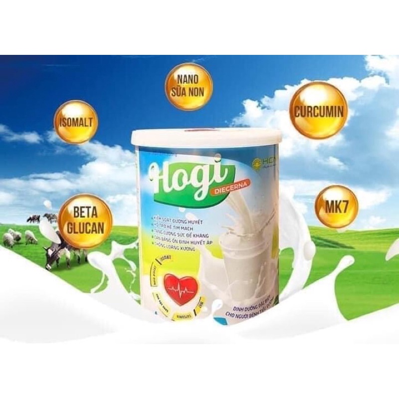 Sữa bột Hogi 400g dành cho người tiểu đường, sữa bột giúp cân bằng năng lượng, ổn định đường huyết