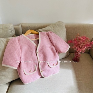 - Áo crop top chất dạ 3 màu hồng, be,xanh