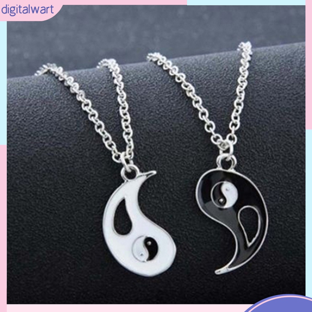 Set 2 Dây Chuyền Âm Dương Độc Đáo Dành Cho Chị Em Gái