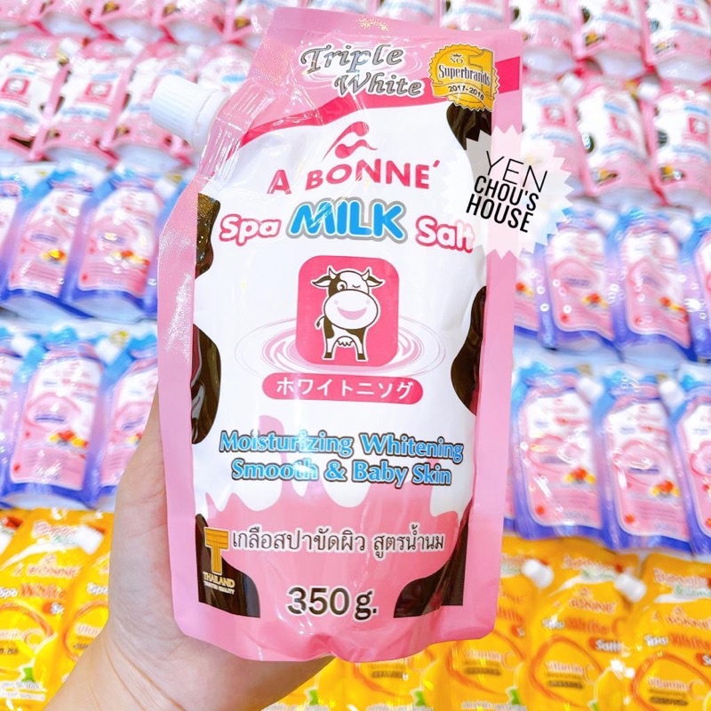 Muối tắm sữa bò tẩy tế bào chết A Bonne Spa Thái Lan 350g