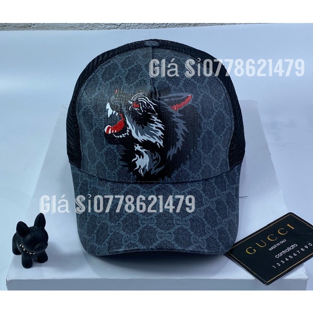 Mũ lưỡi trai phối lưới - nón G(C) in đủ con thú thể thao trend thời trang