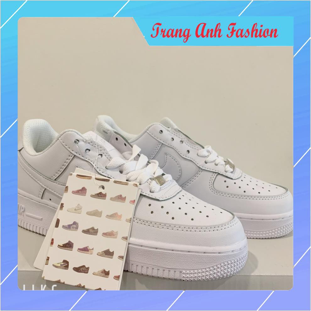 [Video tận cảnh  - Ảnh thật tại shop] Giày Thể Thao Sneaker 𝐍𝐈𝐊𝐄 𝐀𝐅𝟏 𝐓𝐑𝐀̆́𝐍𝐆-Trang Anh Fashion