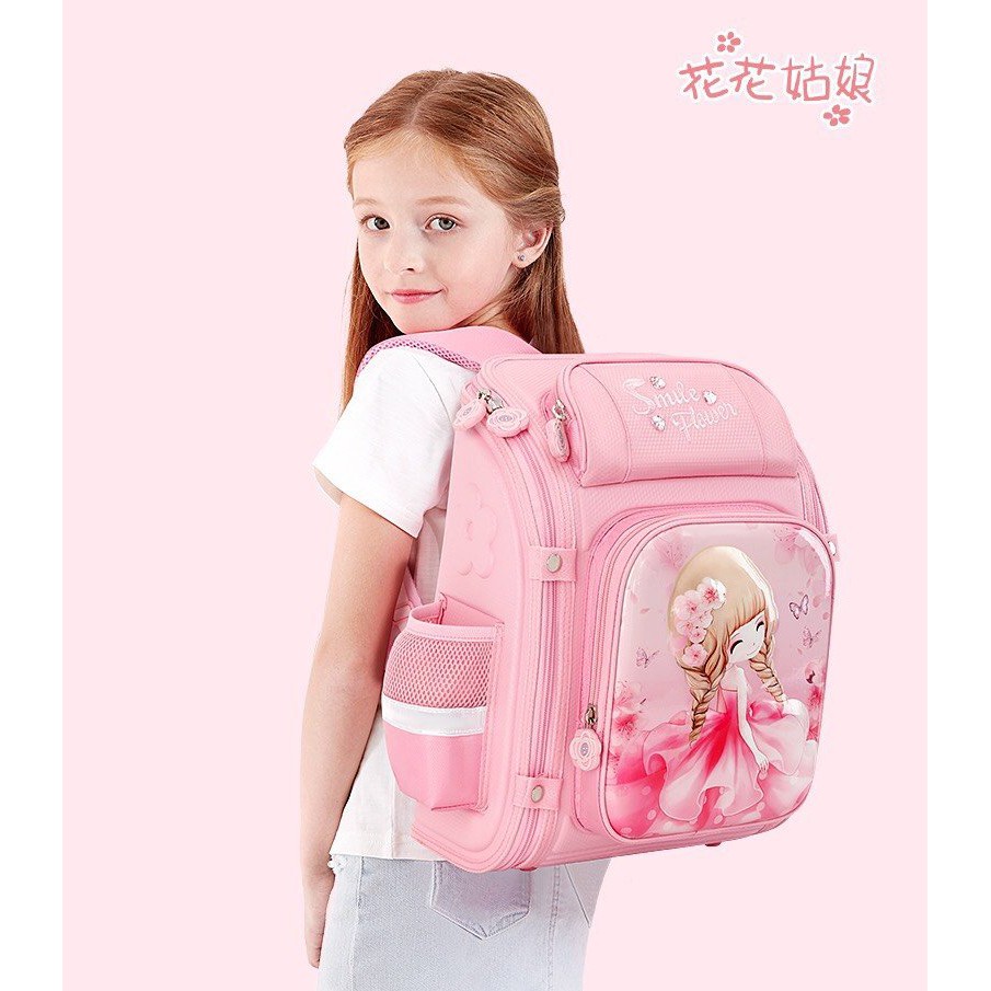 Balo/ cặp sách chống gù lưng hàng cao cấp cho bé gái siêu đáng yêu, dễ thương, siêu nhẹ