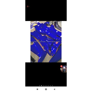 Dàn áo Wave nhỏ/Zx/Alpha/Thái110 Xanh Dương kèm tem