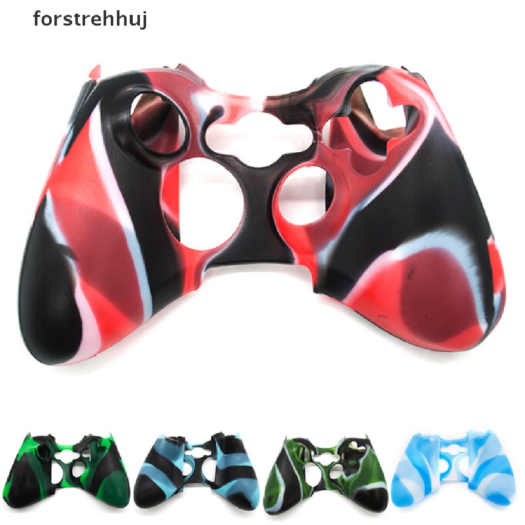 (hot*) Wireless Controller For XBOX 360 Silicone Rubber Protective Skin Shell Case forstrehhuj