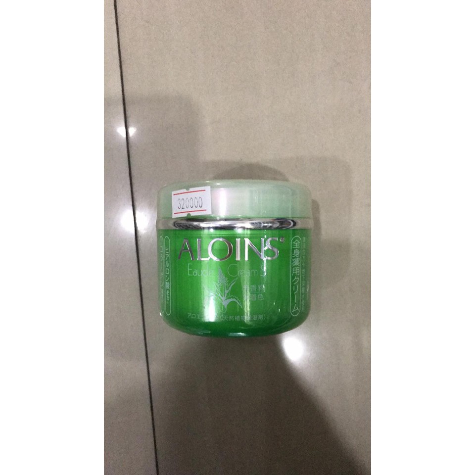 Kem Dưỡng Da Aloins Eaude Cream S 185g Của Nhật, Nắp xanh, nắp trắng