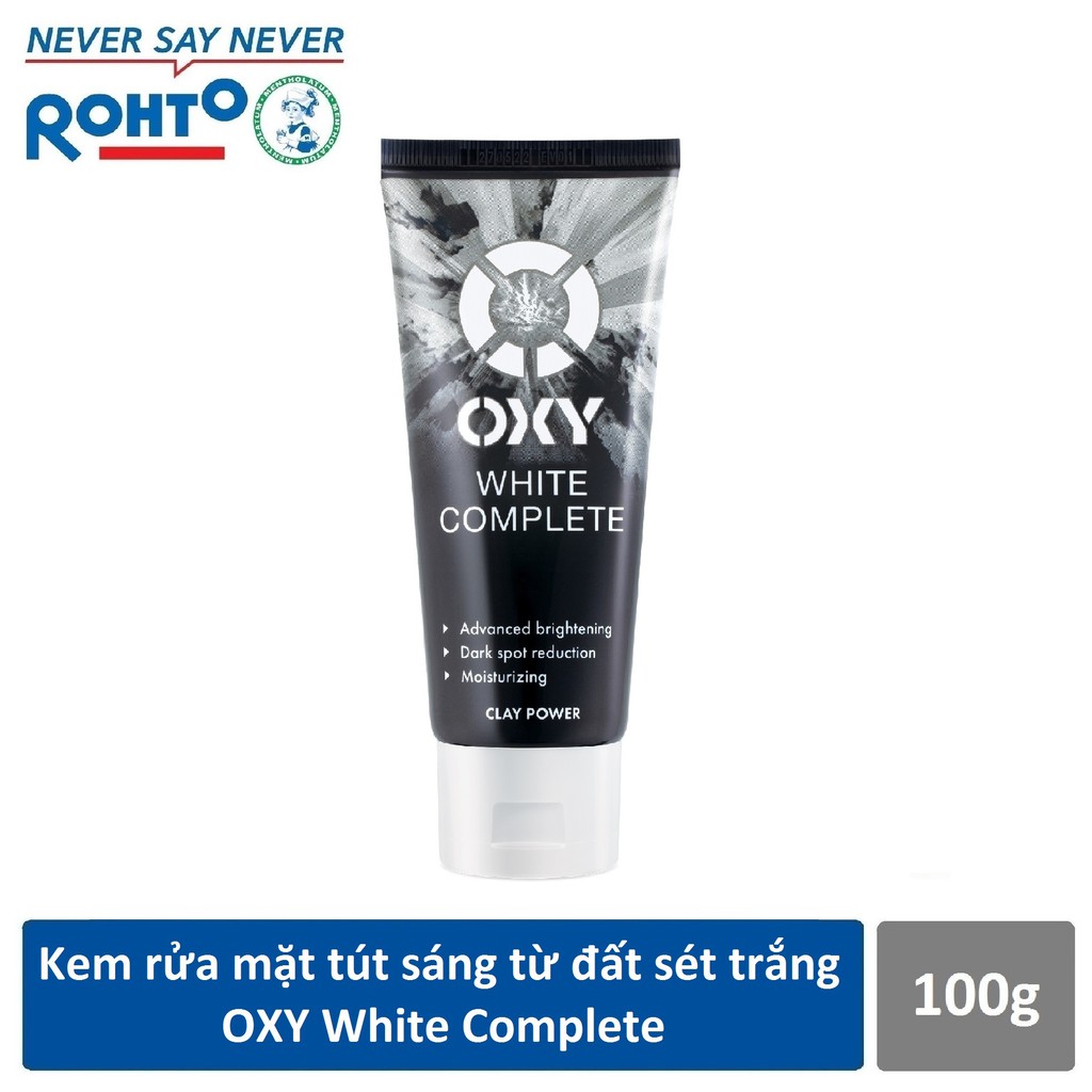 Kem rửa mặt sạch tế bào chết - tút sáng từ đất sét trắng OXY White Complete 100g | BigBuy360 - bigbuy360.vn