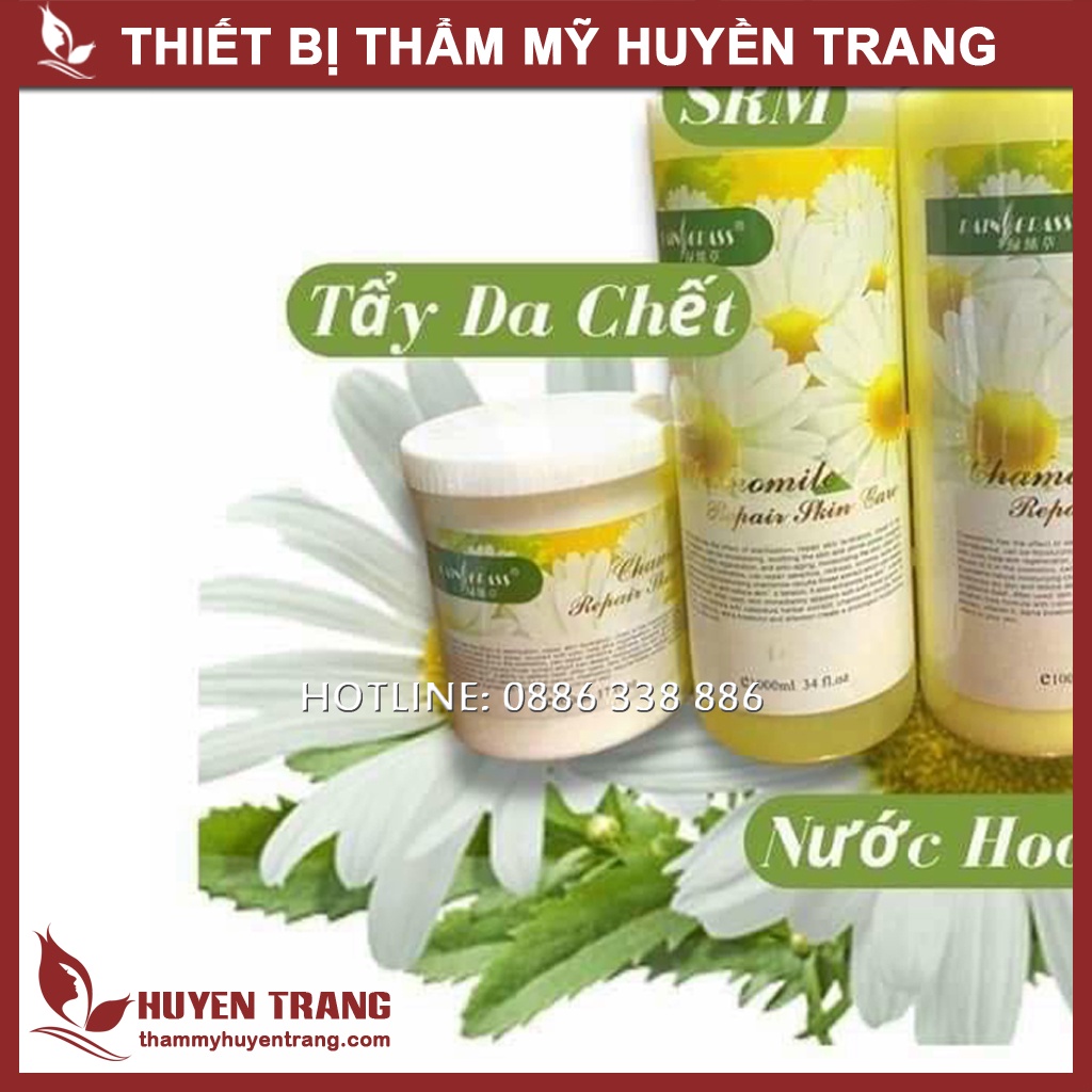 Tẩy Da Chết Hoa Cúc - Bộ Chăm Sóc Da Mặt - Thẩm Mỹ Huyền Trang NANOCEE