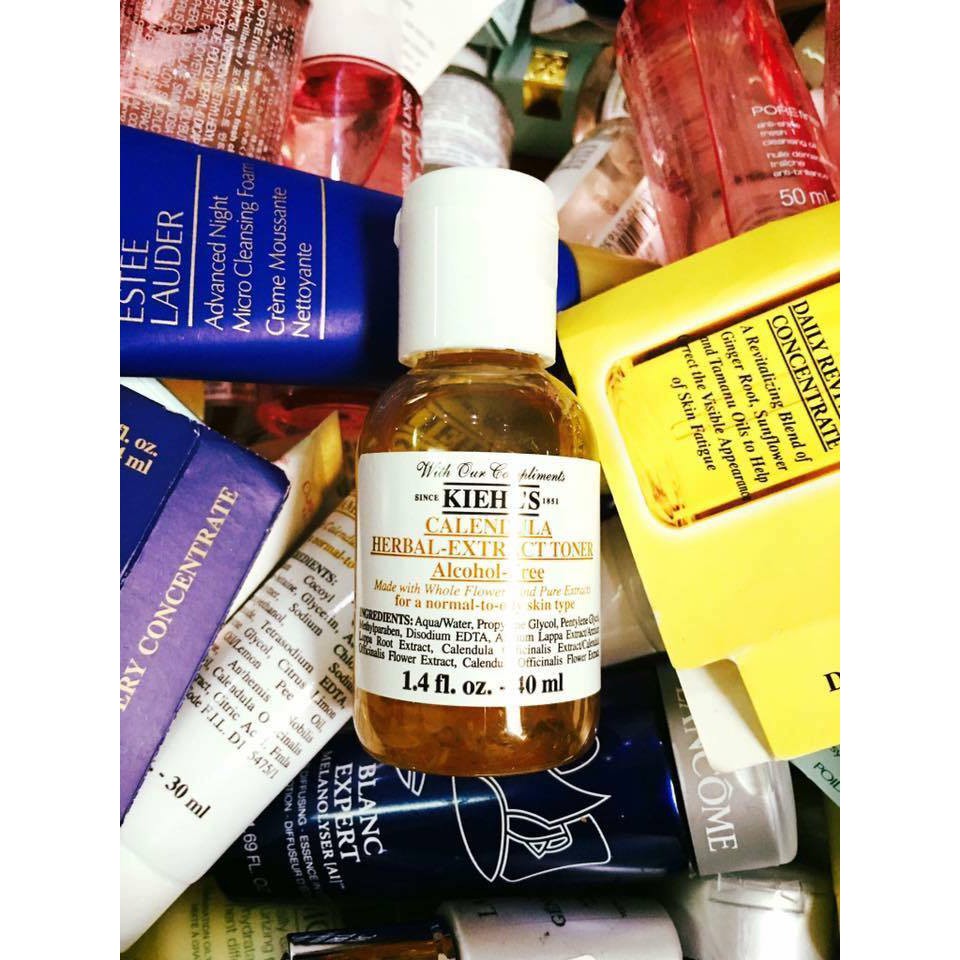 Nước hoa hồng hoa cúc Kiehl's Calendula herbal extract toner mini 40ml