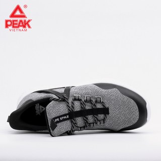 Giày thể thao Nữ PEAK Casual E84668E - Ghi