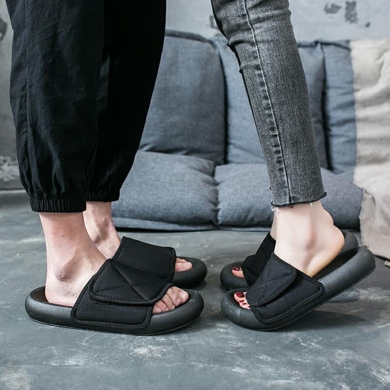 Dép bánh mì, quai ngang cheap moment với Tae