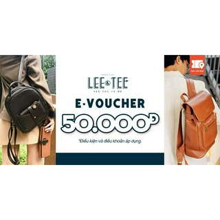 E-voucher lee & tee trị giá 50,000vnđ