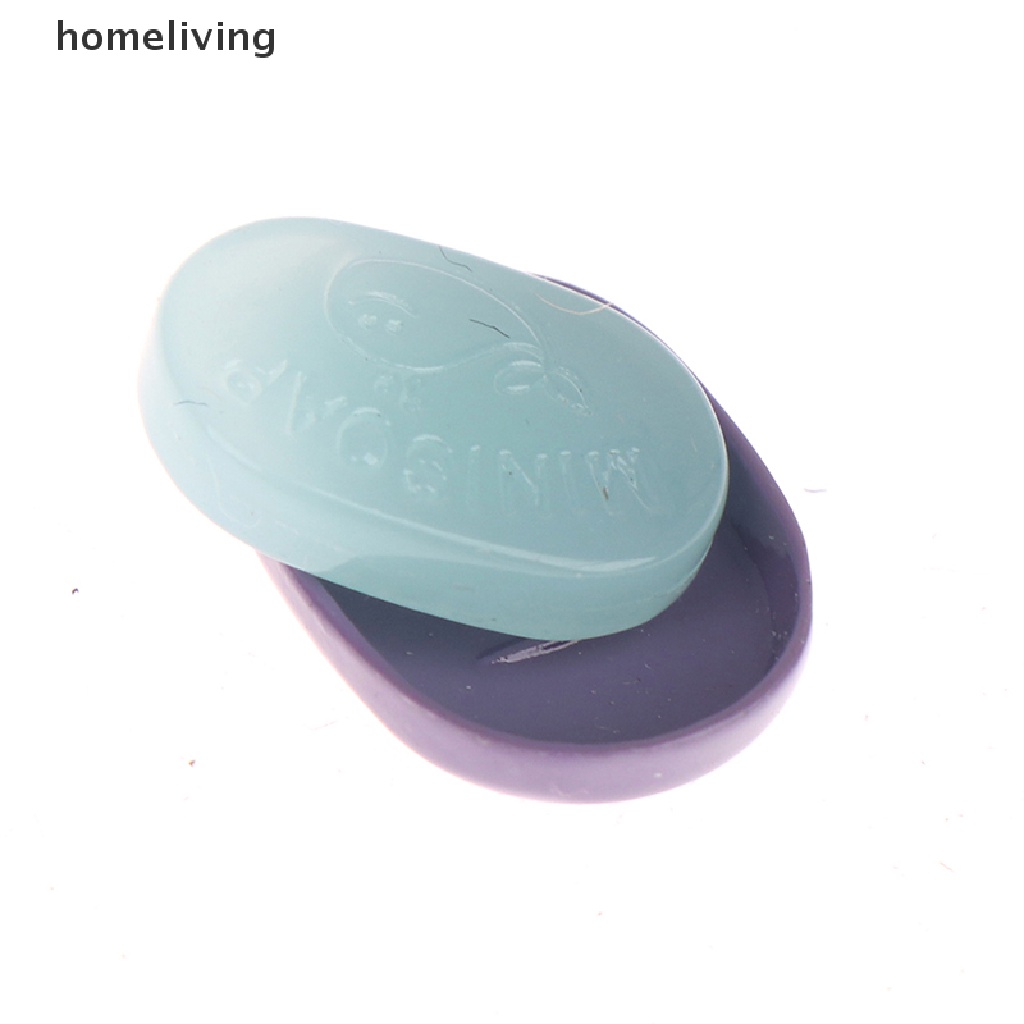 Set 2 Xà Phòng Mini Tỉ Lệ 1 / 12 Xinh Xắn Dùng Để Trang Trí Nhà Búp Bê