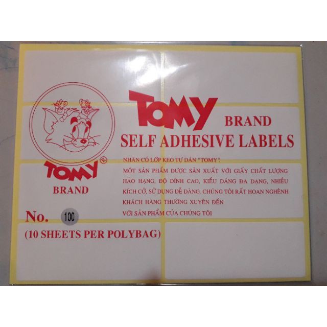 Giấy decal tomy A5 cỡ 99-124٩(^‿^)۶