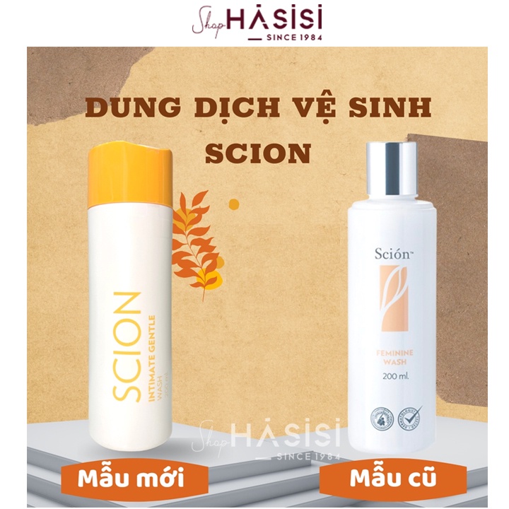 DUNG DỊCH VỆ SINH PHỤ NỮ SCION - Intimate Gentle Wash 200ml