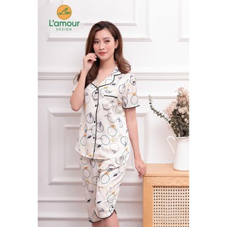 Bộ Lụa Họa Tiết Rạp Xiếc - Lửng