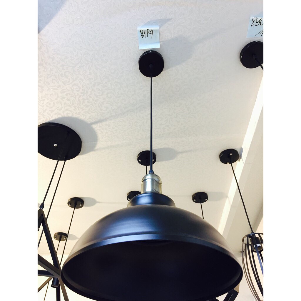 Đế đèn thả đơn đen & trắng dùng cho đèn trang trí | BigBuy360 - bigbuy360.vn