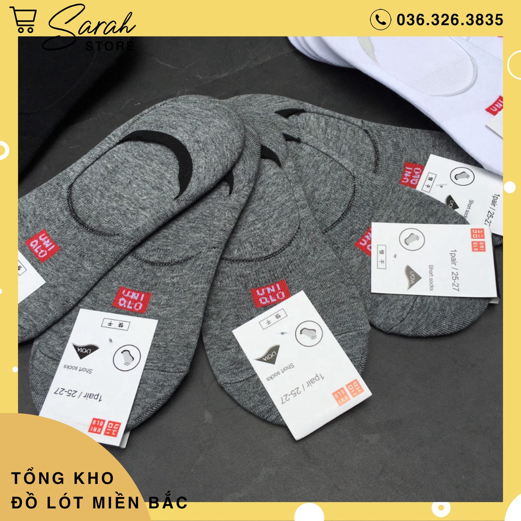 Set 10 Đôi Tất Nam Hài Xuất Nhật Nhiều Màu, Tất Lười