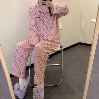 Bộ ngủ đũi hàn chấm bi