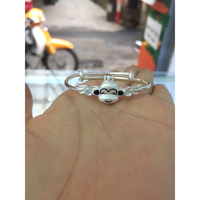 Vòng khỉ bạc ta chuẩn đẹp cánh thiên thần