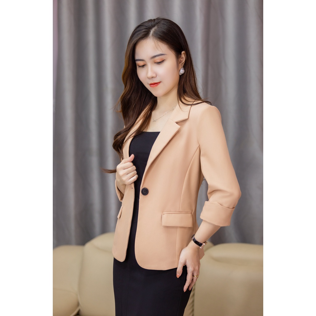 Áo khoác blazer, áo vest nữ kiểu Hàn Quốc tay lỡ, chất vải đẹp, nhiều màu ,Thời trang công sở nữ | BigBuy360 - bigbuy360.vn